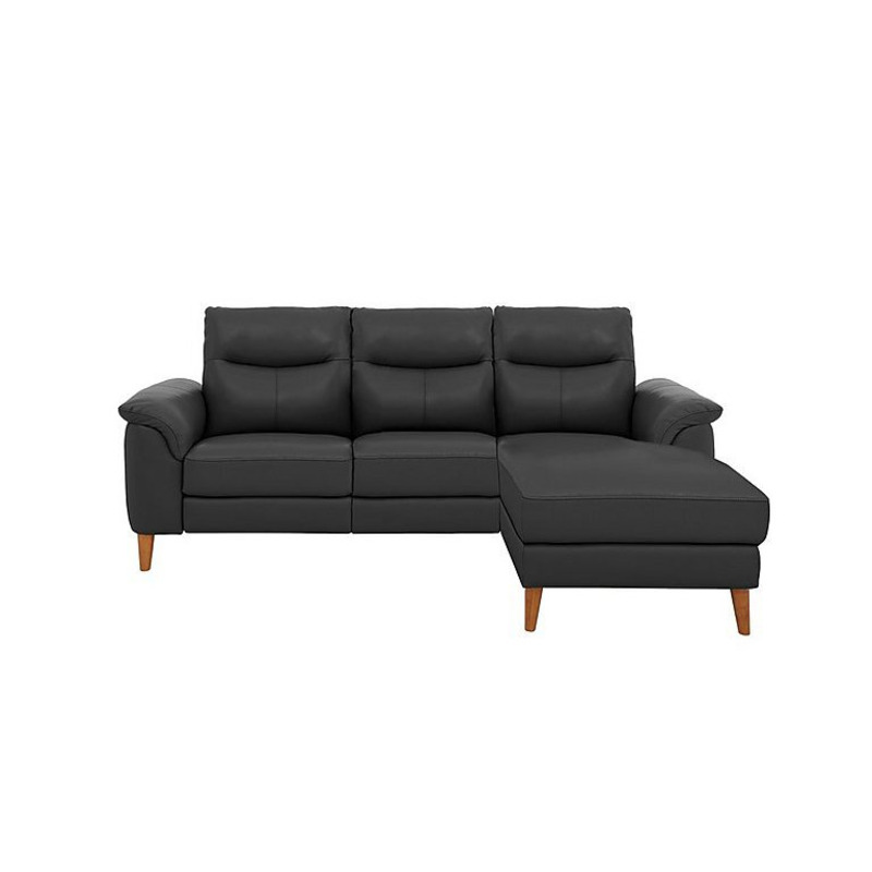 3 Seater Leather Power Recliner Sofa with Right Hand Facing