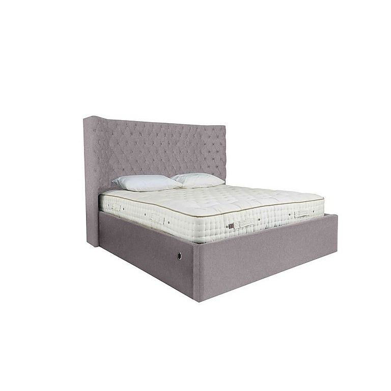 Maximus Electric Ottoman Bed Frame - King Size - Linnet Nickel by ...