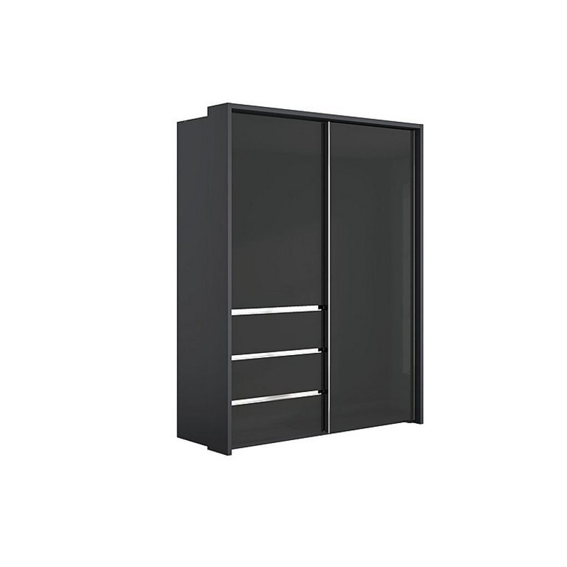 Wiemann Pacifica 2 175cm 2 Door Sliding Wardrobe with 3 Drawers by