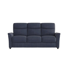 Piccolo 3 Seater Fabric Sofa - Blue