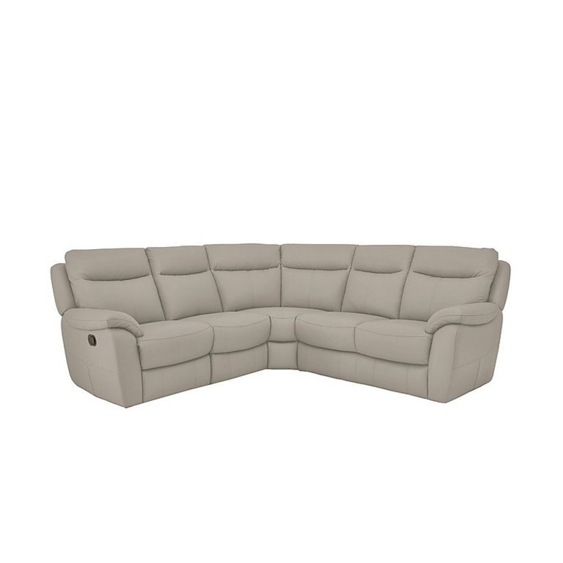 Snug Leather Power Recliner Corner Sofa Grey World of Leather by