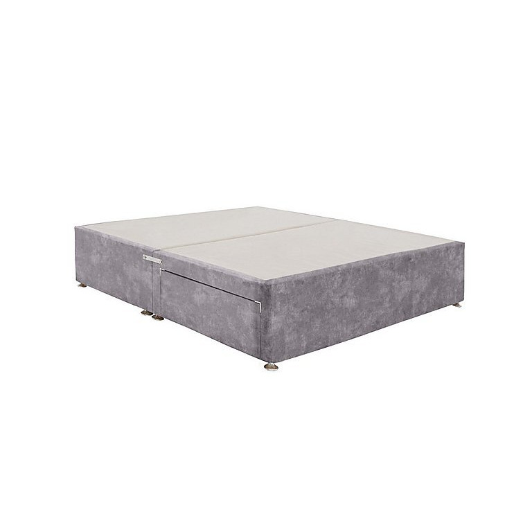 Sleep Story Divan Base with Drawers Small Double Grey by