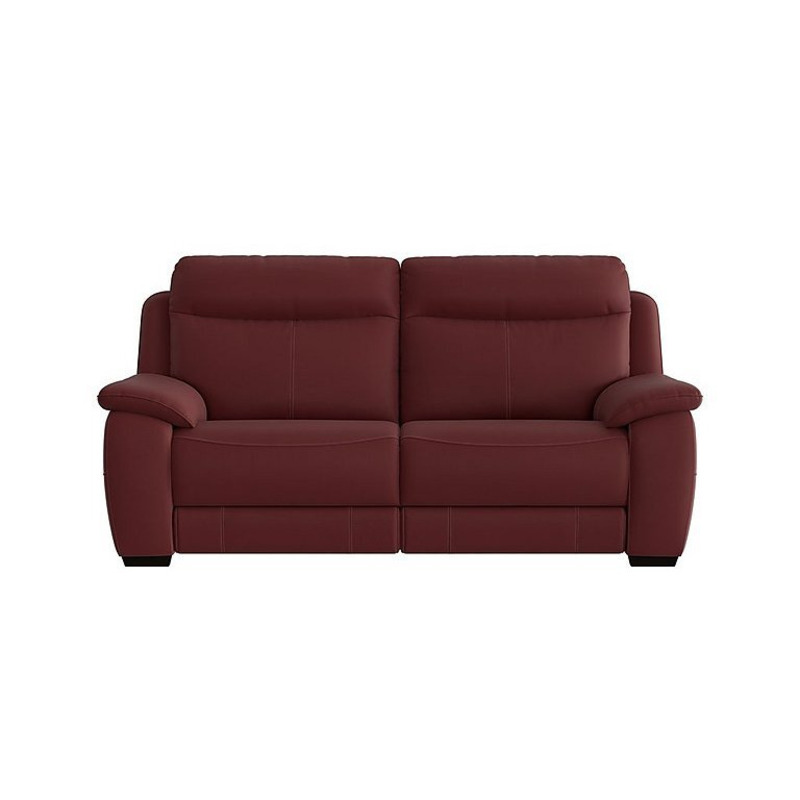 Starlight Express 3 Seater Leather Power Recliner Sofa Red World of