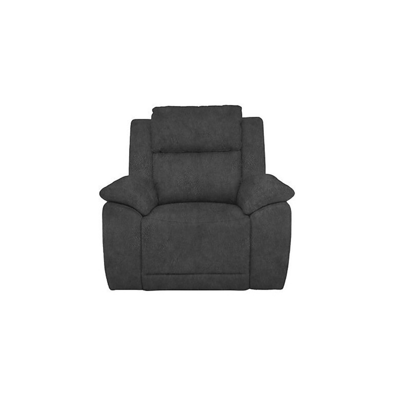 Utah Fabric Chair Dark Grey by Furniture Village