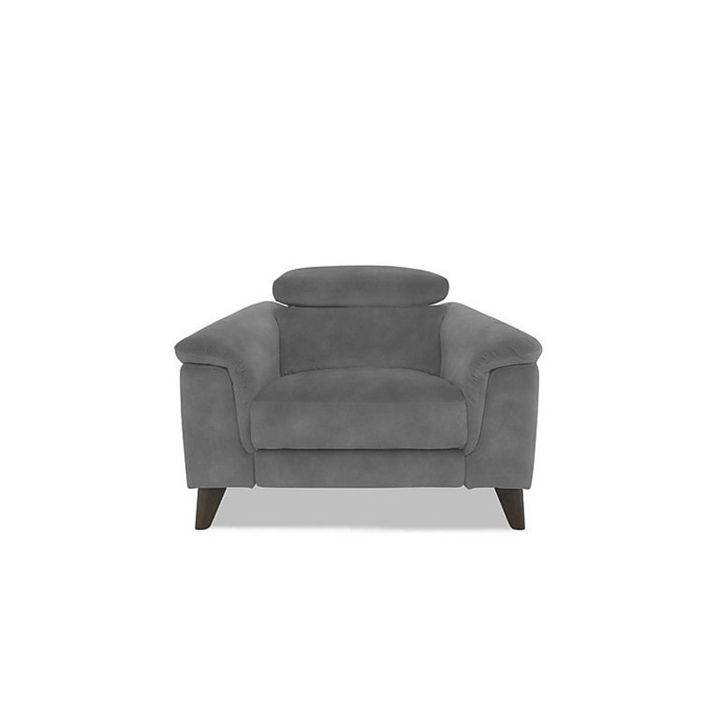 Wade Fabric Chair Dove by Furniture Village