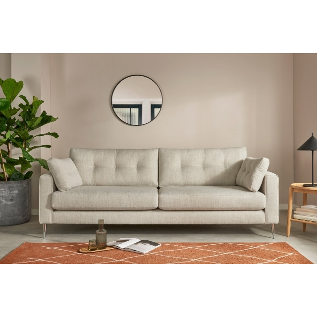 Maidstone 2 Seater Luxury Sofa Made In Britain Beige by Furniture
