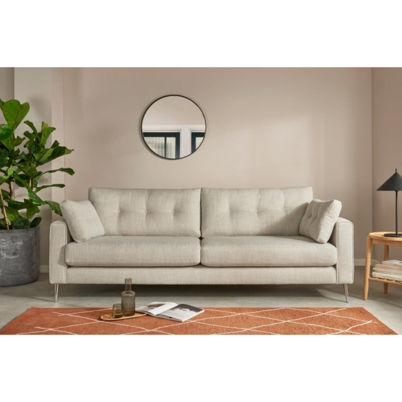 Maidstone 2 Seater Luxury Sofa Made In Britain Beige by Furniture