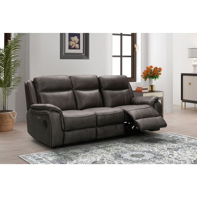 Series 1 Ultimate Smart 3 Seater Power Recliner Sofa with Drop Down