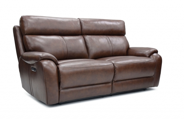 La-Z-Boy Winchester 3 Seater Sofa - Power Recliner - Brown by Furniture ...