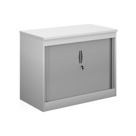 Multi Storage Tambour Cupboards, 102wx55dx80h (cm), White