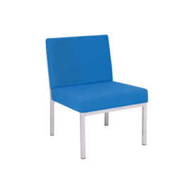 Segura Reception Side Chair, Light Grey/Graphite