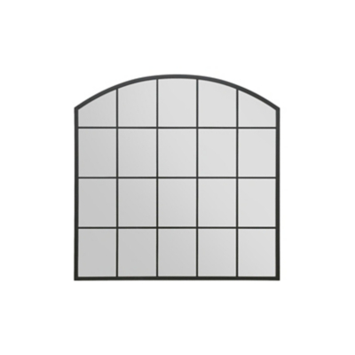Mirror Outlet Framed Arched Window Wall Mirror 100x100cm by George at ...