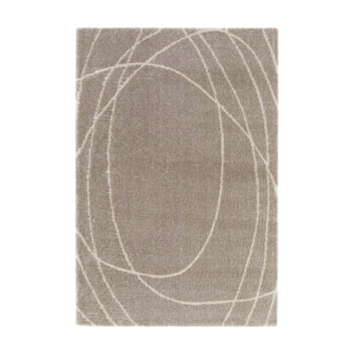 Relay Natural Halo Squiggle Rug by George at ASDA | ufurnish.com