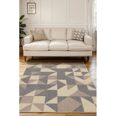 maker Natural Juno Multi Geo Rug by George at ASDA | ufurnish.com