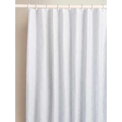 Grey Diamond PEVA Shower Curtain by George at ASDA | ufurnish.com
