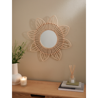 鏡 rotta rattan mirror etoile L Rattan Star Mirror by George at ASDA | uFurnish.com