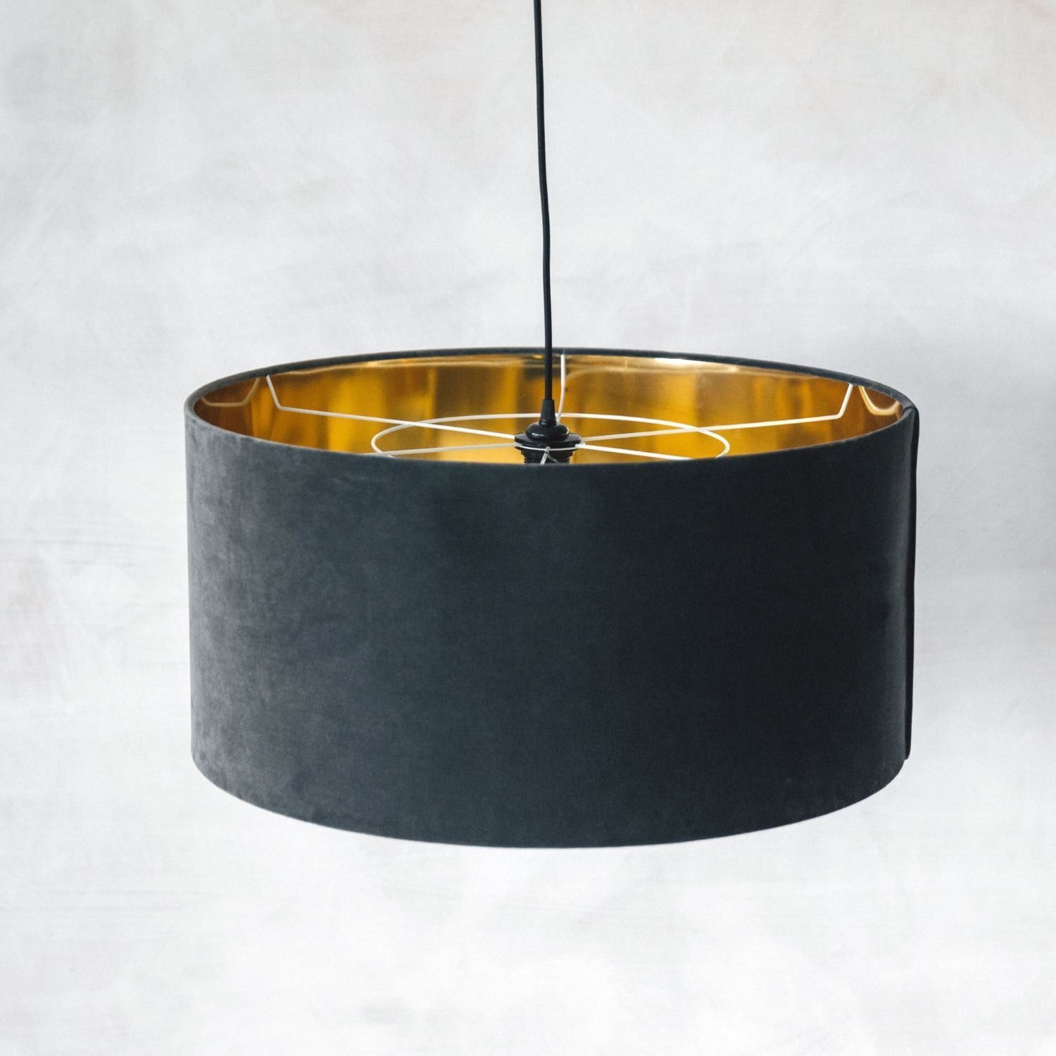 Graham and Green Lava Velvet Pendant Shade by Graham & Green