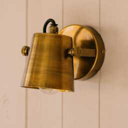 Graham and Green Alec Antique Brass Adjustable Wall Light by Graham ...