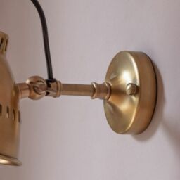 Graham and Green Alec Antique Brass Adjustable Wall Light by Graham ...