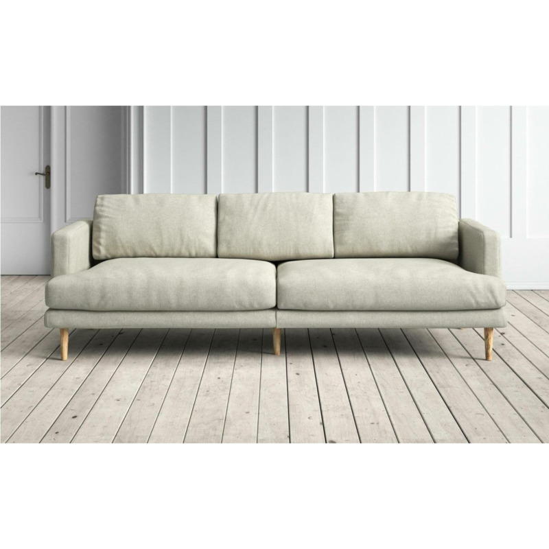 Graham and Green Sydney 3 Seater Sofa in Natural Belgian Linen by