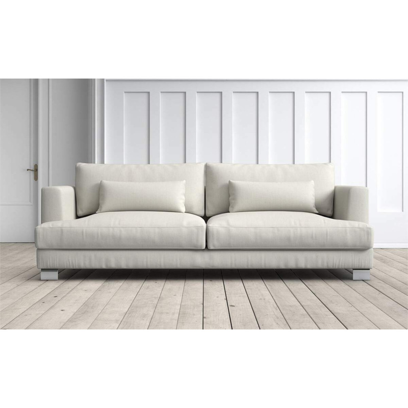 Graham and Green Dakota 3 Seater Sofa in Light Beige Caleido by Graham