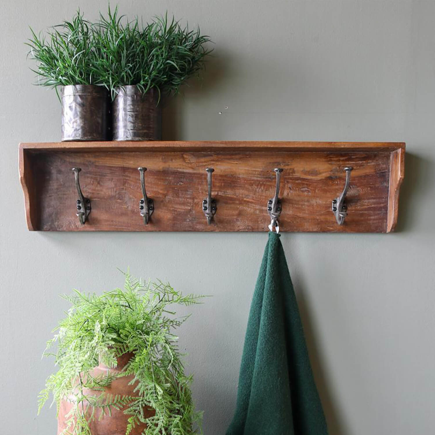 Graham and Green Recycled Wood Coat Rack by Graham & Green | ufurnish.com