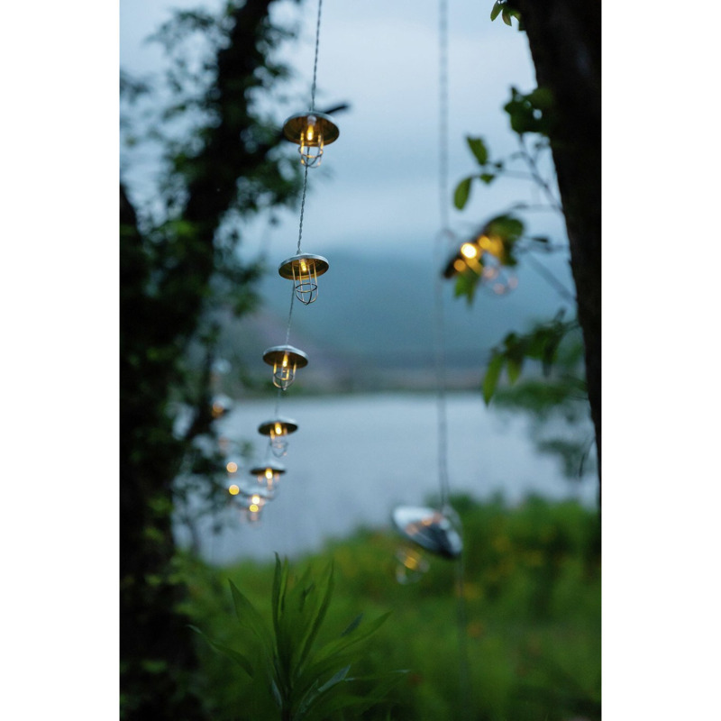 Garden by Sainsbury's Warm White Lantern Solar String Lights by Habitat