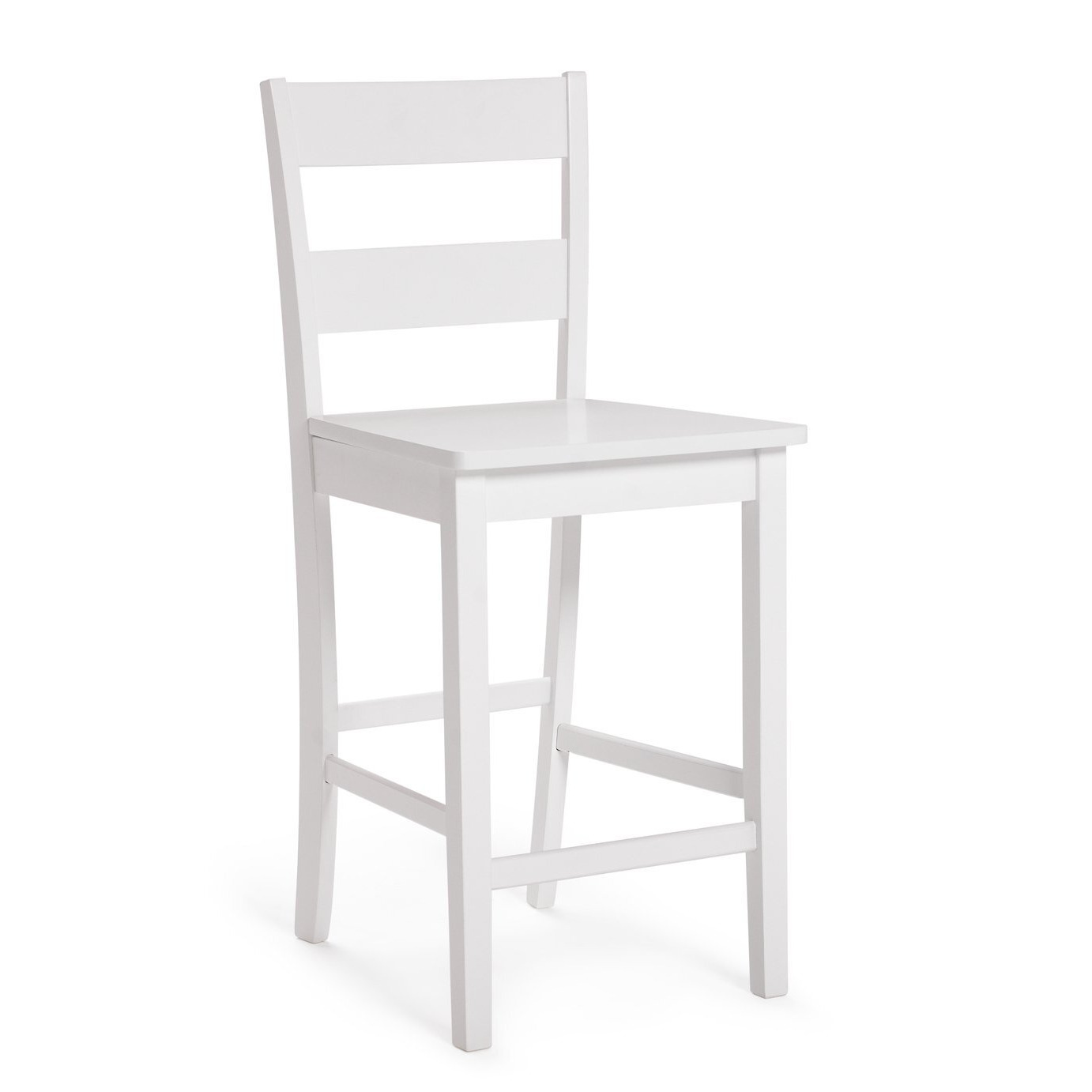 Habitat Chicago Solid Wood Bar Stool White by Habitat