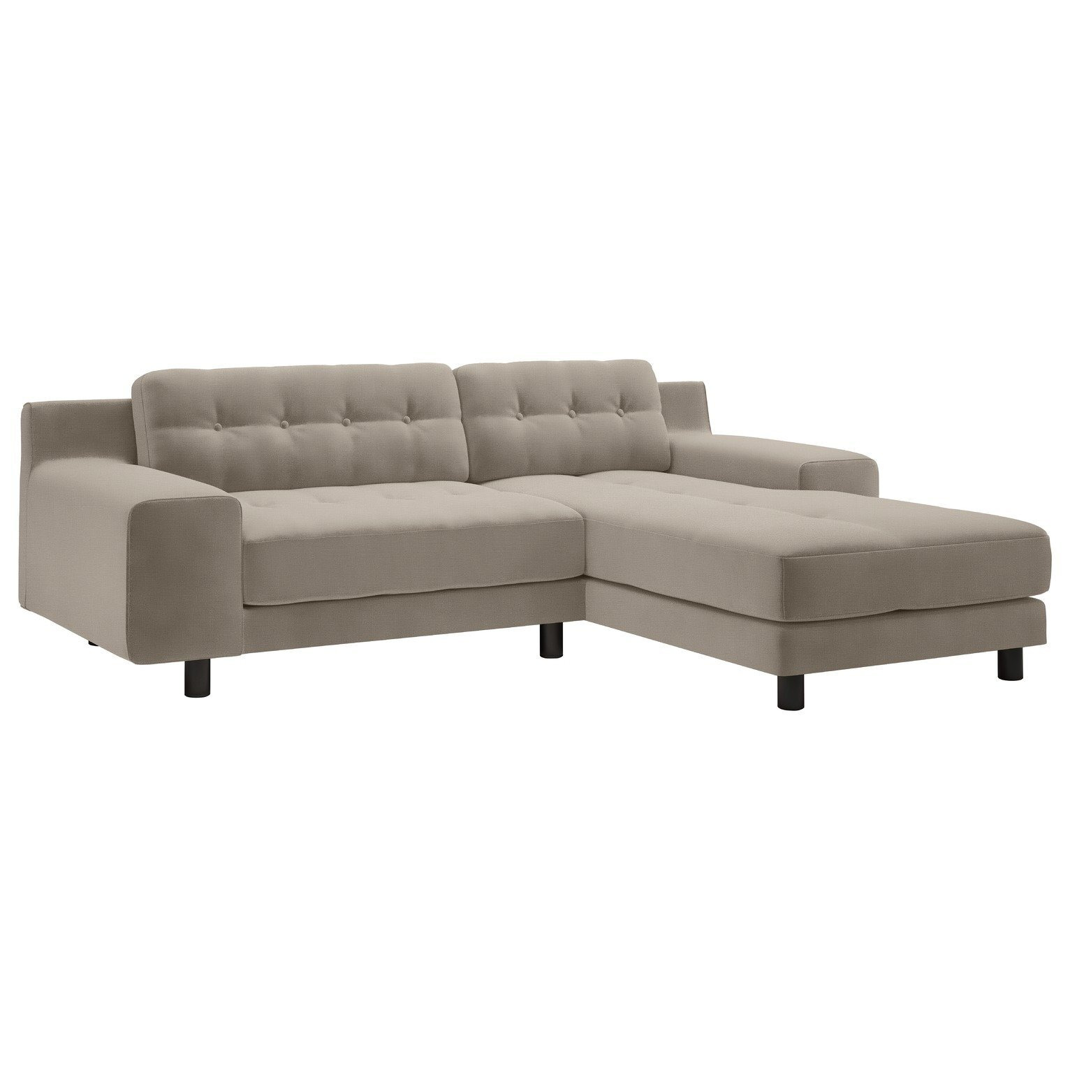 Habitat Hendricks Right Hand Corner Chaise Sofa Natural by Habitat