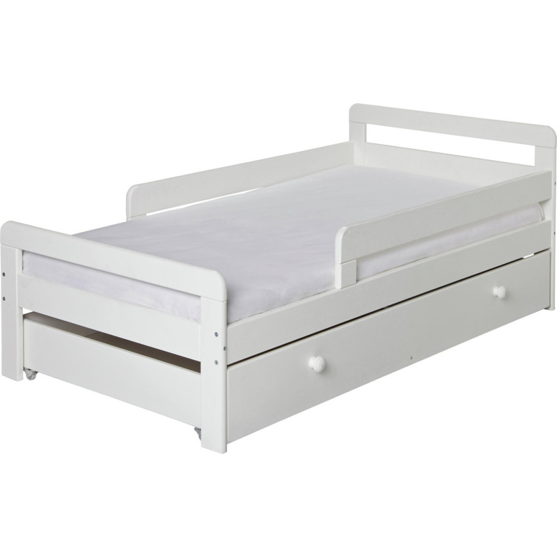 Habitat Ellis Toddler Bed Frame with Storage White by Habitat