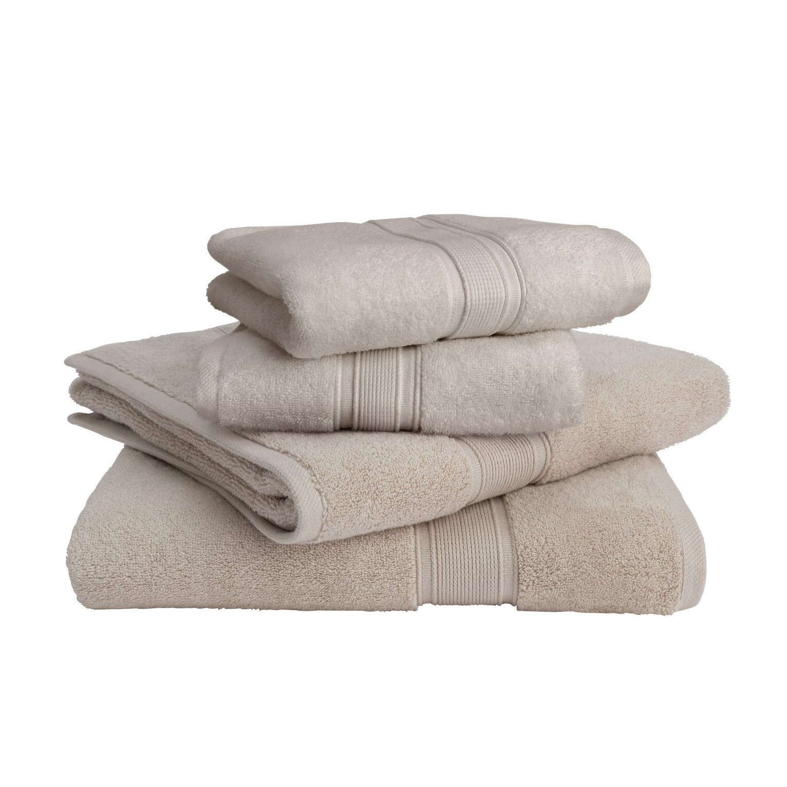 Habitat Cotton Supersoft 4 Piece Towel Bale Oatmeal by Habitat