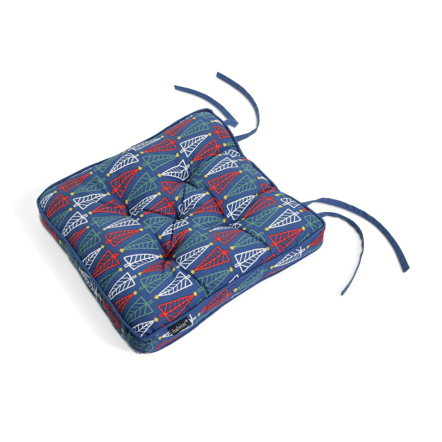 Habitat Tree Seat Pack of 2 Seat Cushion Navy by Habitat