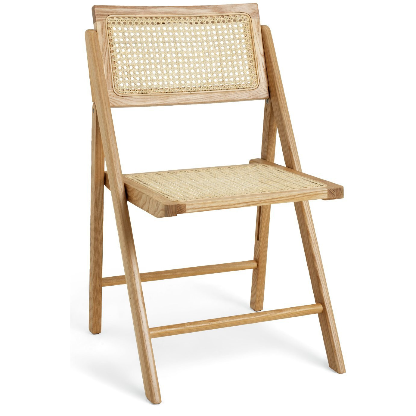 Habitat Peio Rattan Folding Dining Chair Natural by Habitat