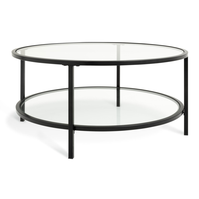 Habitat Boutique Round Coffee Table Black by Habitat