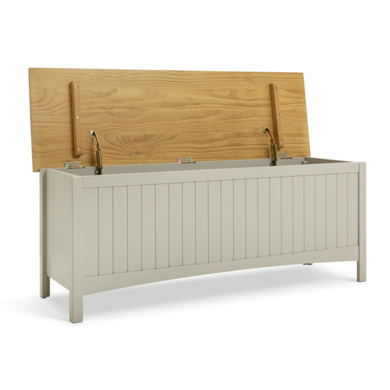 Habitat Bournemouth Storage Bench Light Grey by Habitat