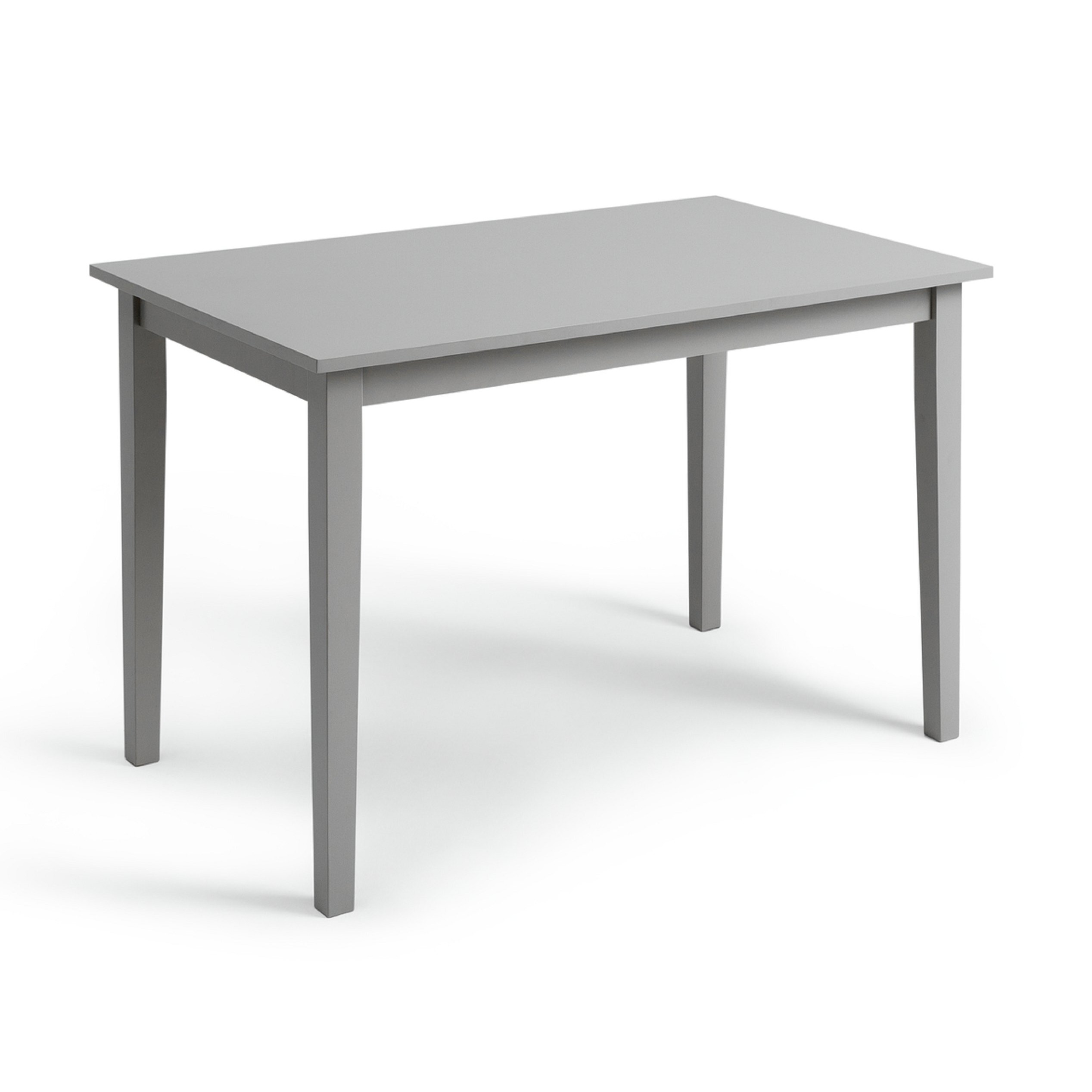 Habitat Chicago Solid Wood 4 Seater Dining Table - Grey by Habitat | ufurnish.com