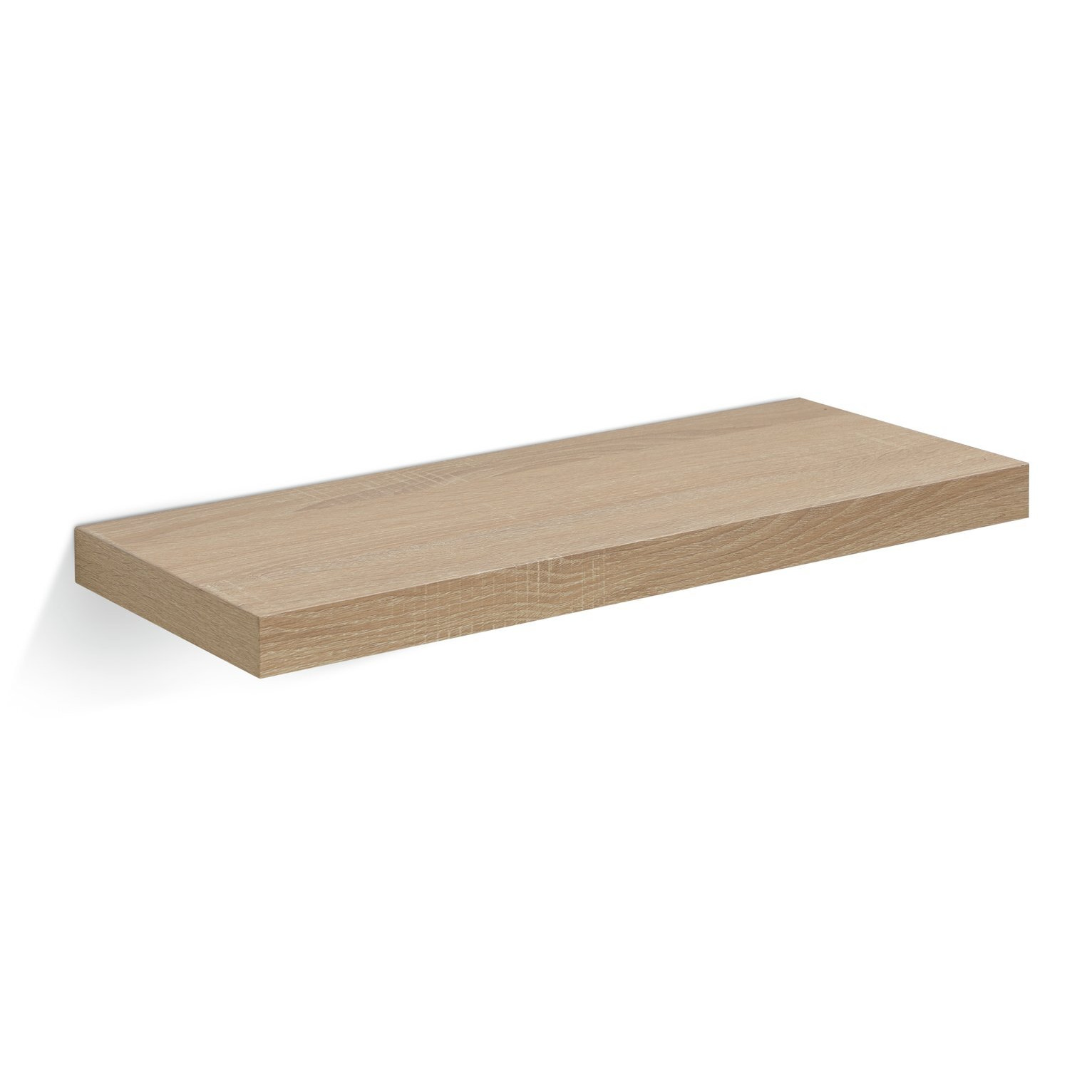 Habitat Jak 60cm Floating Shelf - Light Oak by Habitat | ufurnish.com