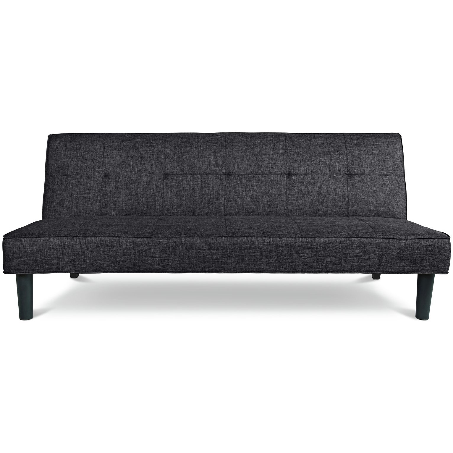 Habitat Patsy Fabric 2 Seater Clic Clac Sofa Bed Charcoal by Habitat
