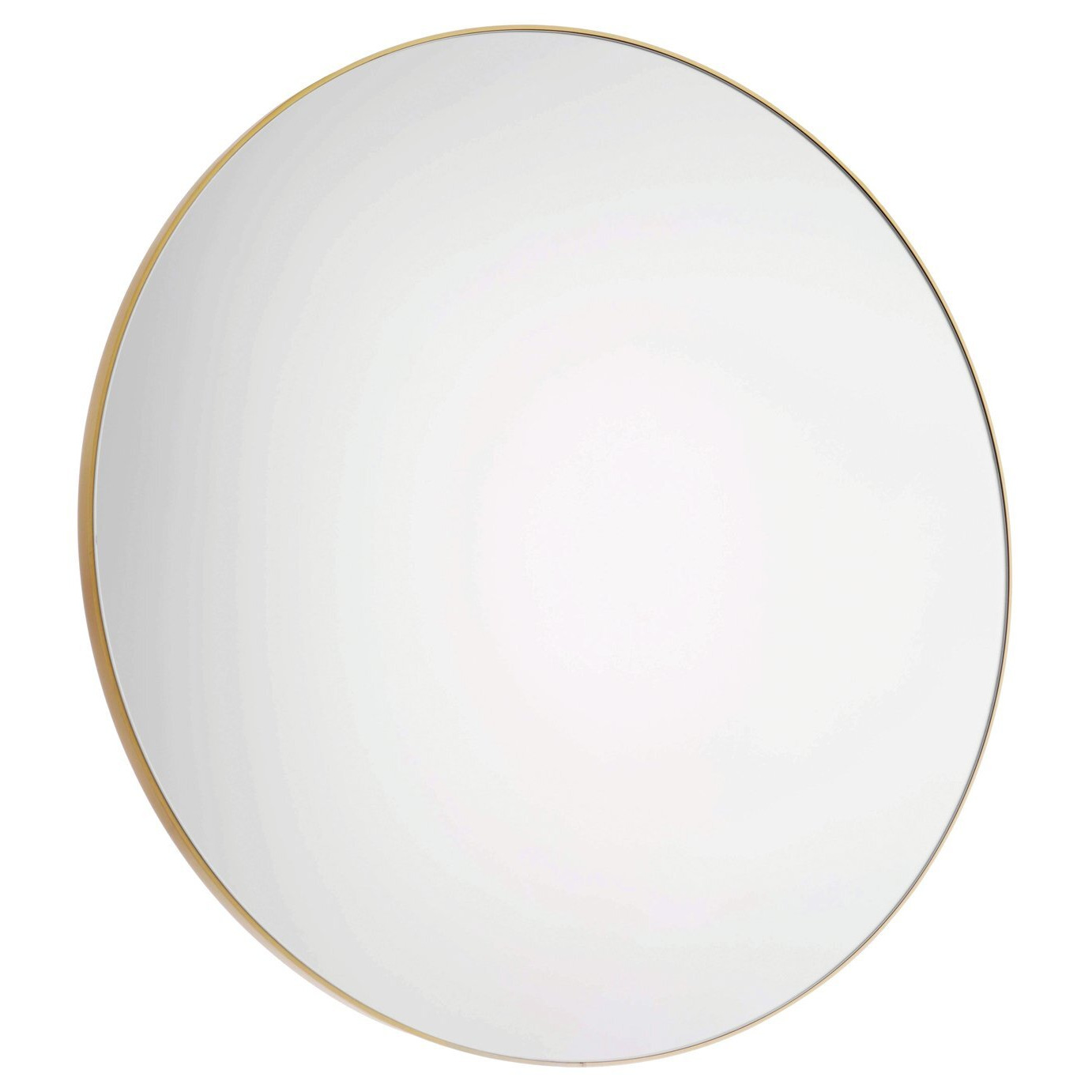 Habitat Large Round Metal Mirror Gold by Habitat