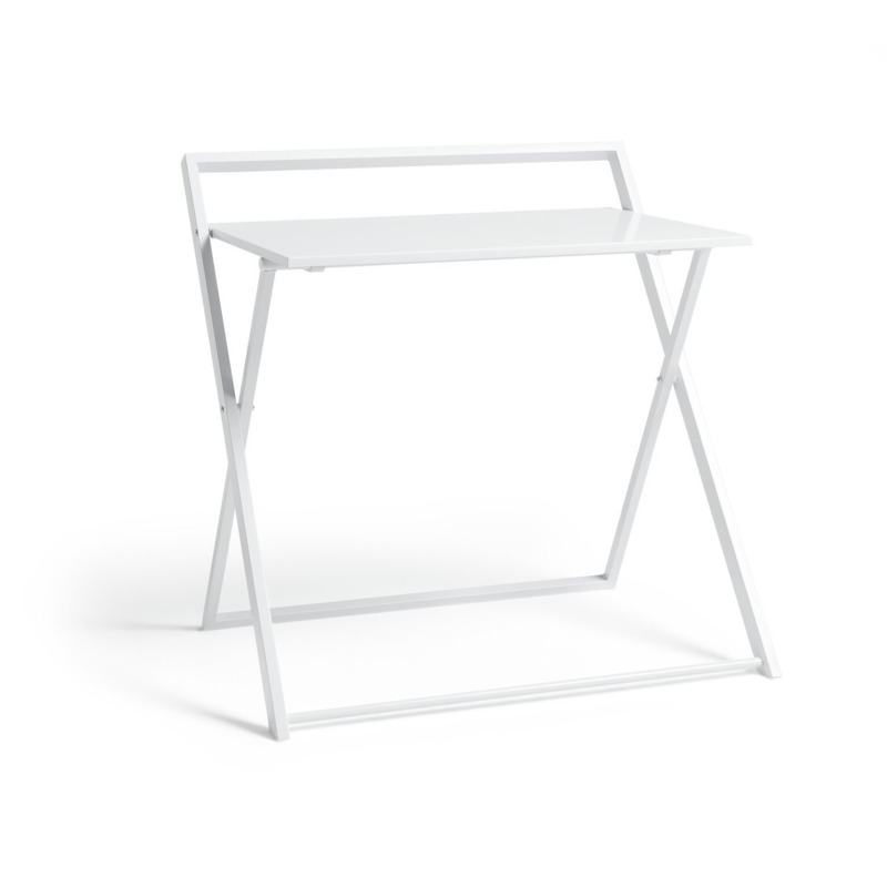 Habitat Compact Folding Office Desk White by Habitat