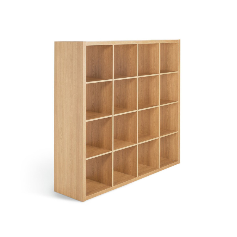 Habitat Squares Plus 16 Cube Storage Unit Oak Effect by Habitat