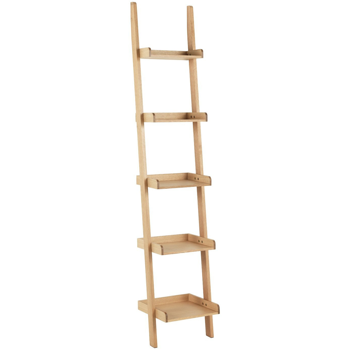 Habitat Jessie Oak Veneer Narrow Ladder Shelf by Habitat
