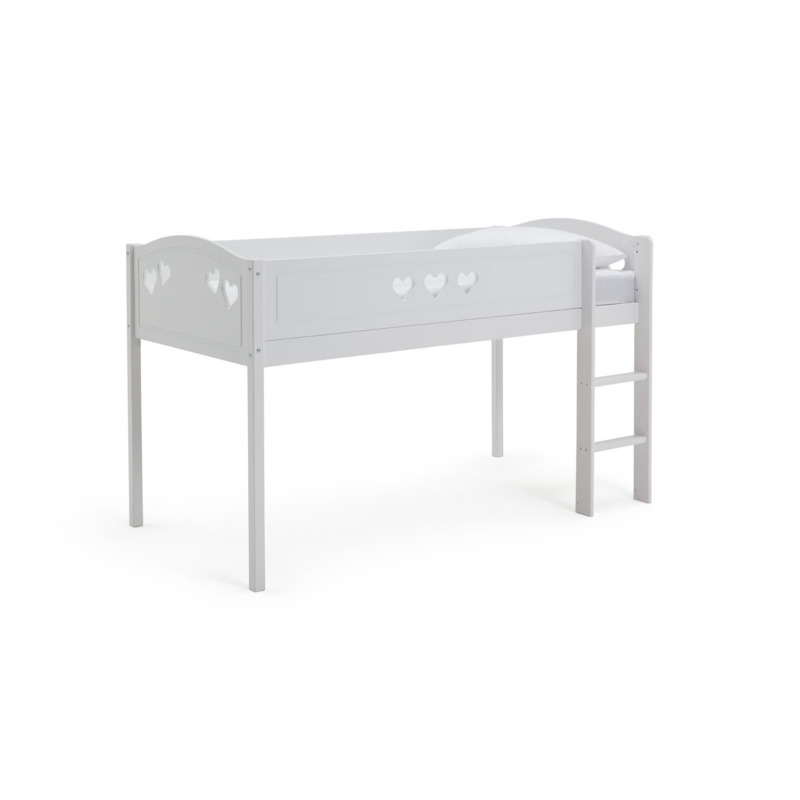 Habitat Mia Mid Sleeper and Silentnight Mattress White by Habitat
