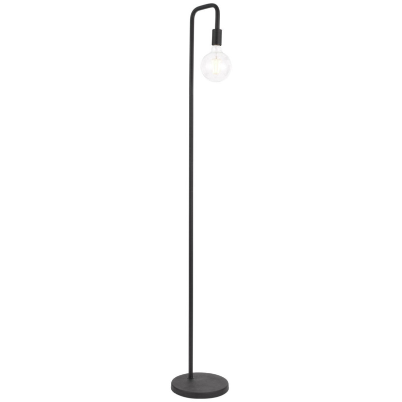 Habitat Rayner Industrial Floor Lamp Black by Habitat
