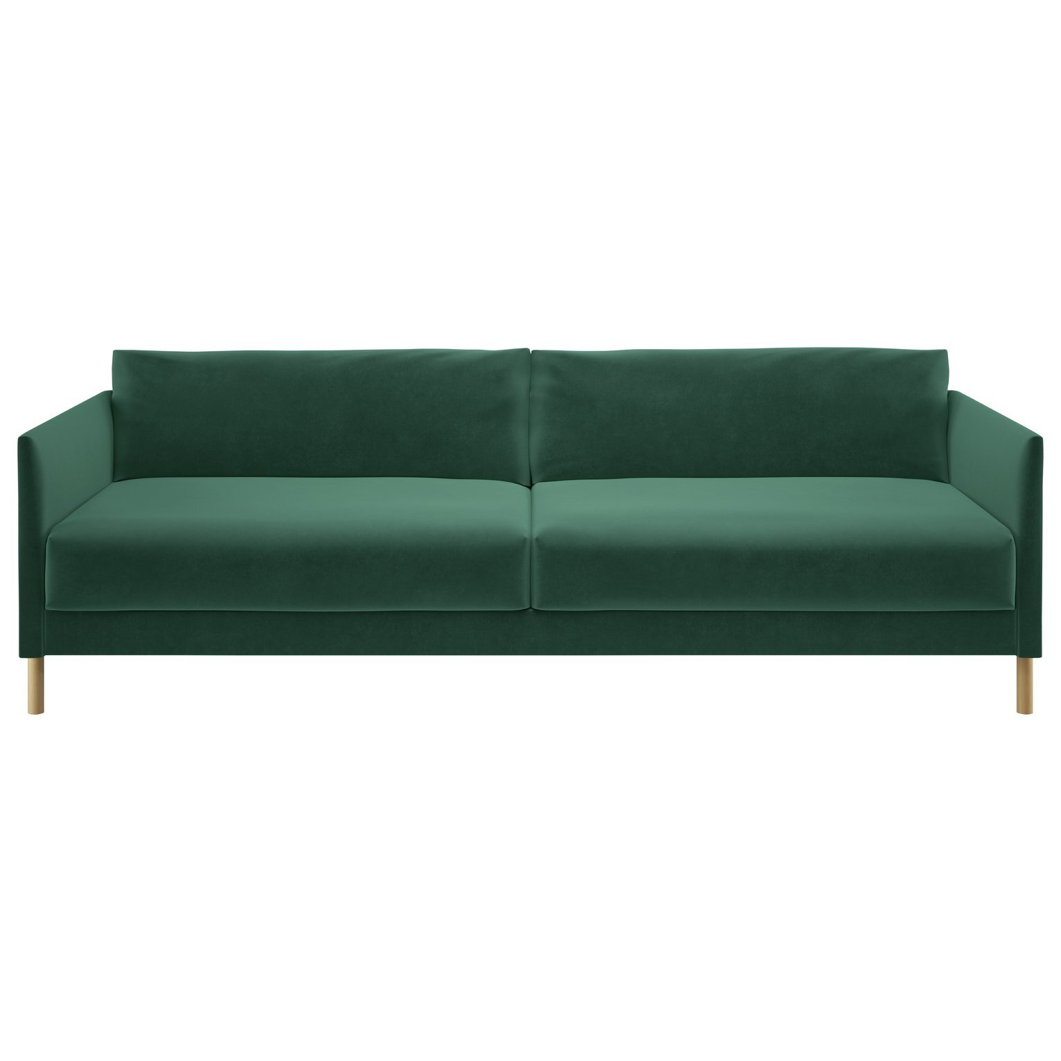 Habitat Hyde 3 Seater Fabric Sofa Bed Green by Habitat