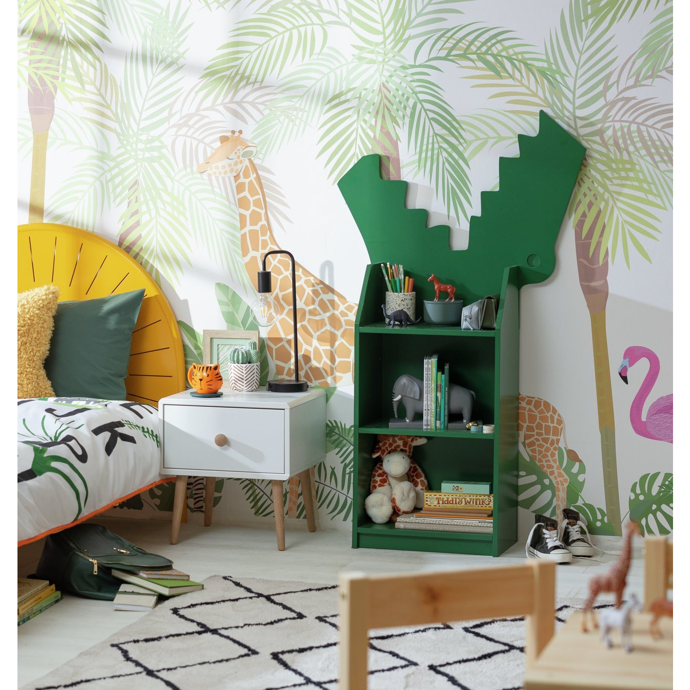 Habitat Kids Crocodile Bookcase Green by Habitat