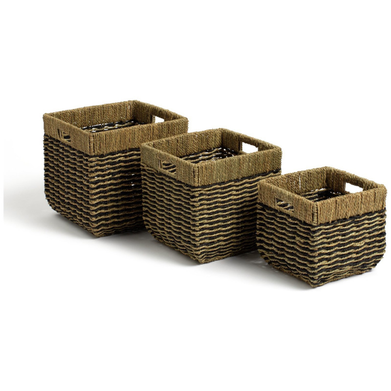 Habitat Pack of 3 Rectangular Baskets by Habitat