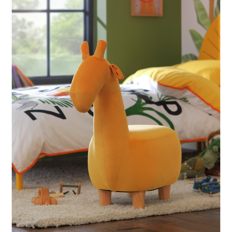 Habitat Kids Giraffe Animal Stool Yellow by Habitat