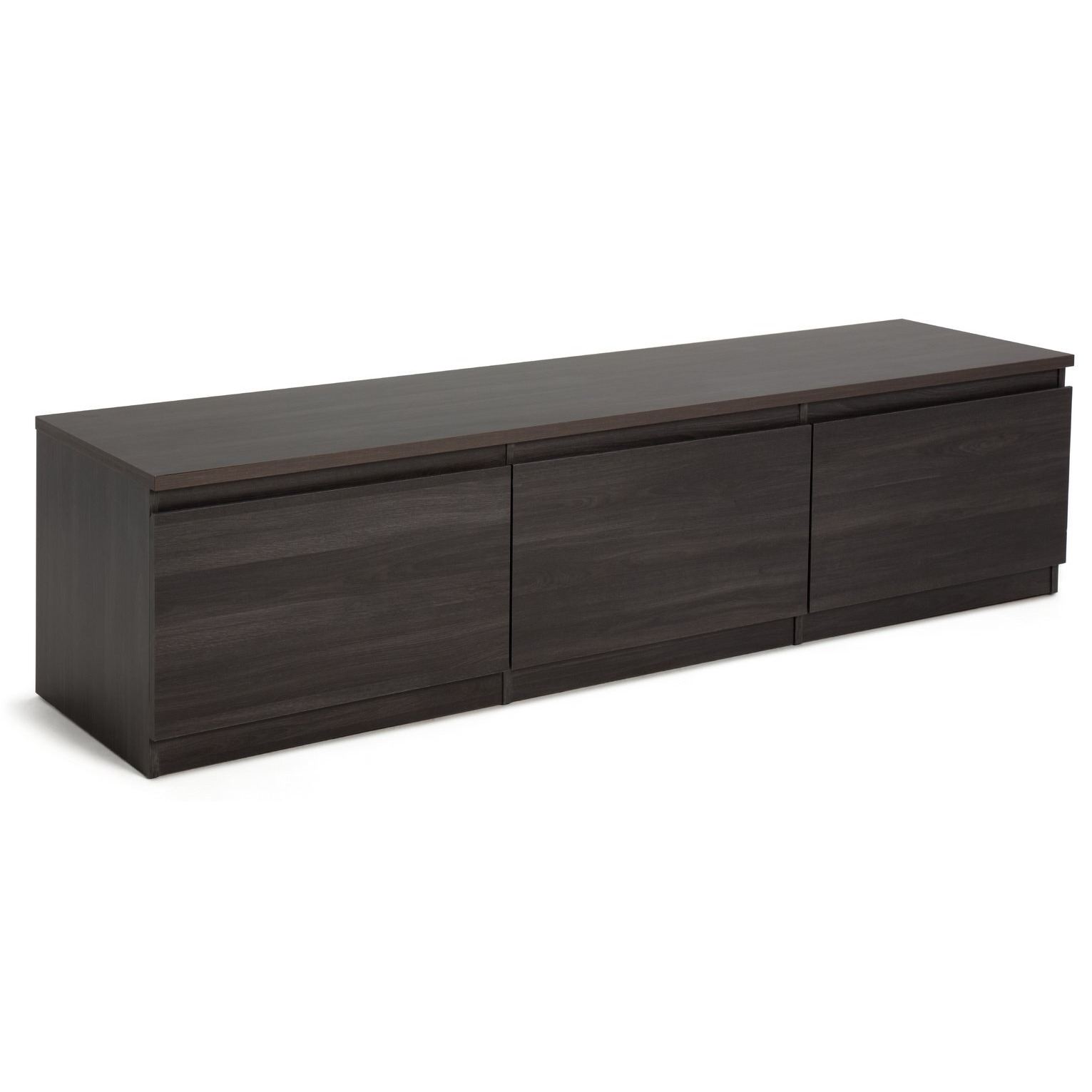 Habitat Jenson 3 Door TV Unit Black Brown by Habitat