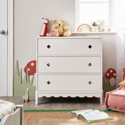 Habitat Kids Camden 4+2 Chest of Drawers - Grey & Acacia by Argos